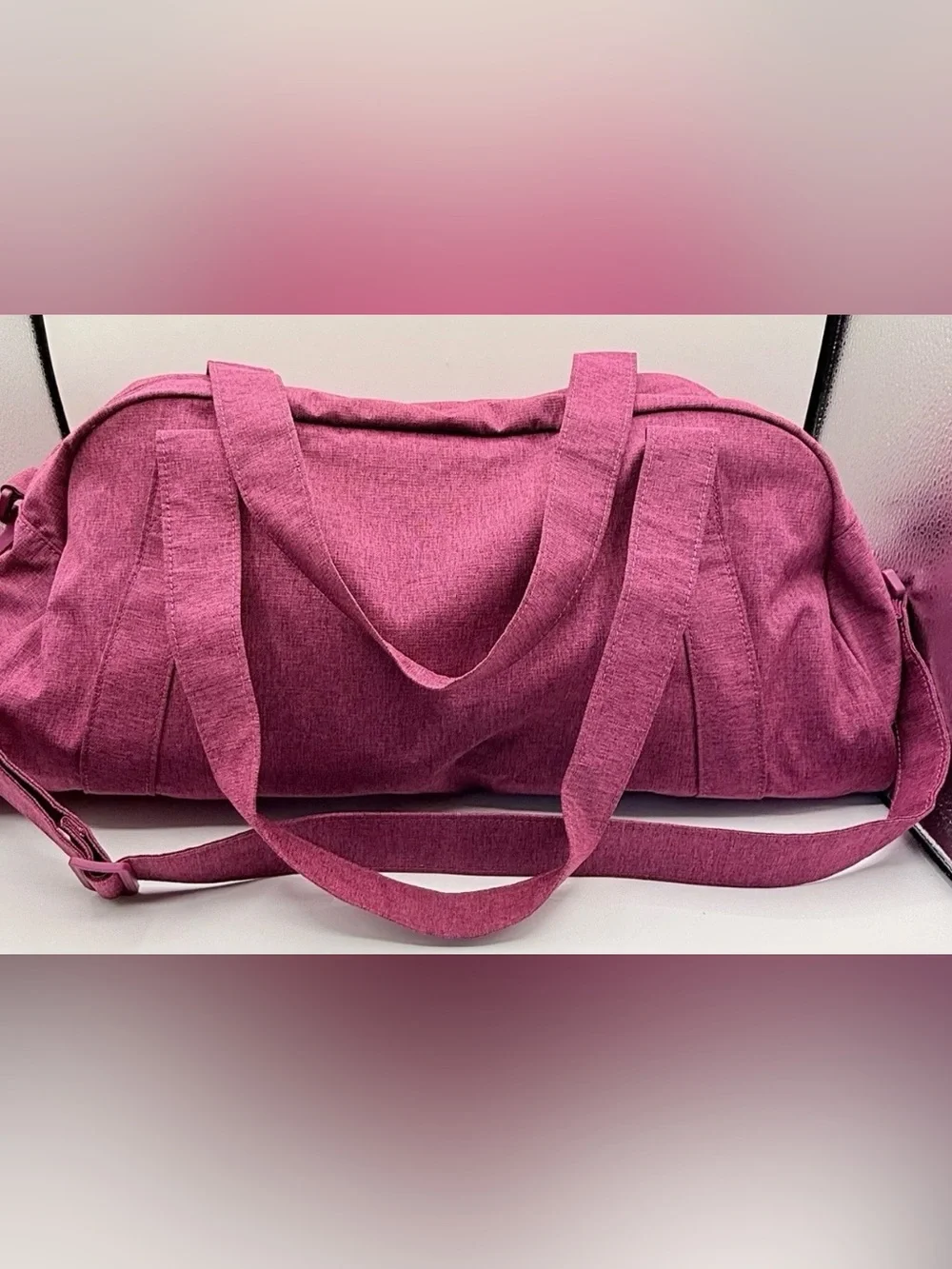 Nike Gym Club Training Duffel shoulder sport Bag heathered burgundy  Rush Pink
